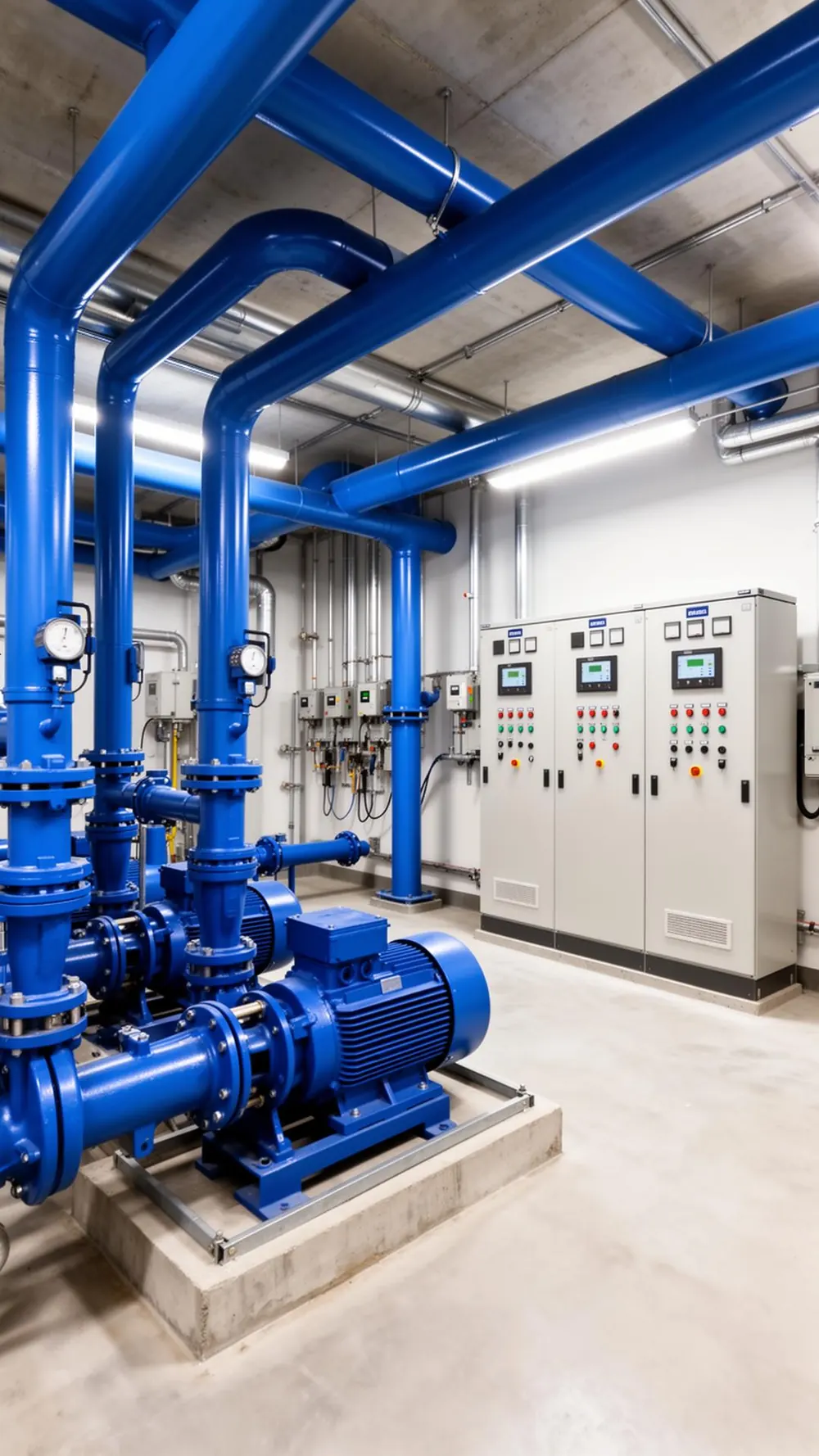 Sala de máquinas atendida pela Elwatt em condomínio de Campinas